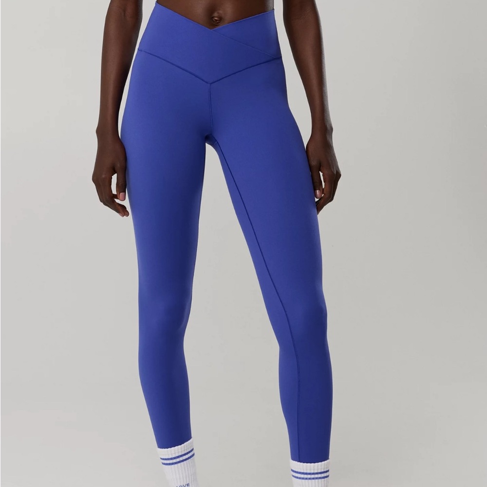 Aerie Offline Real Me 7/8 High Rise Legging in Deep Cobalt